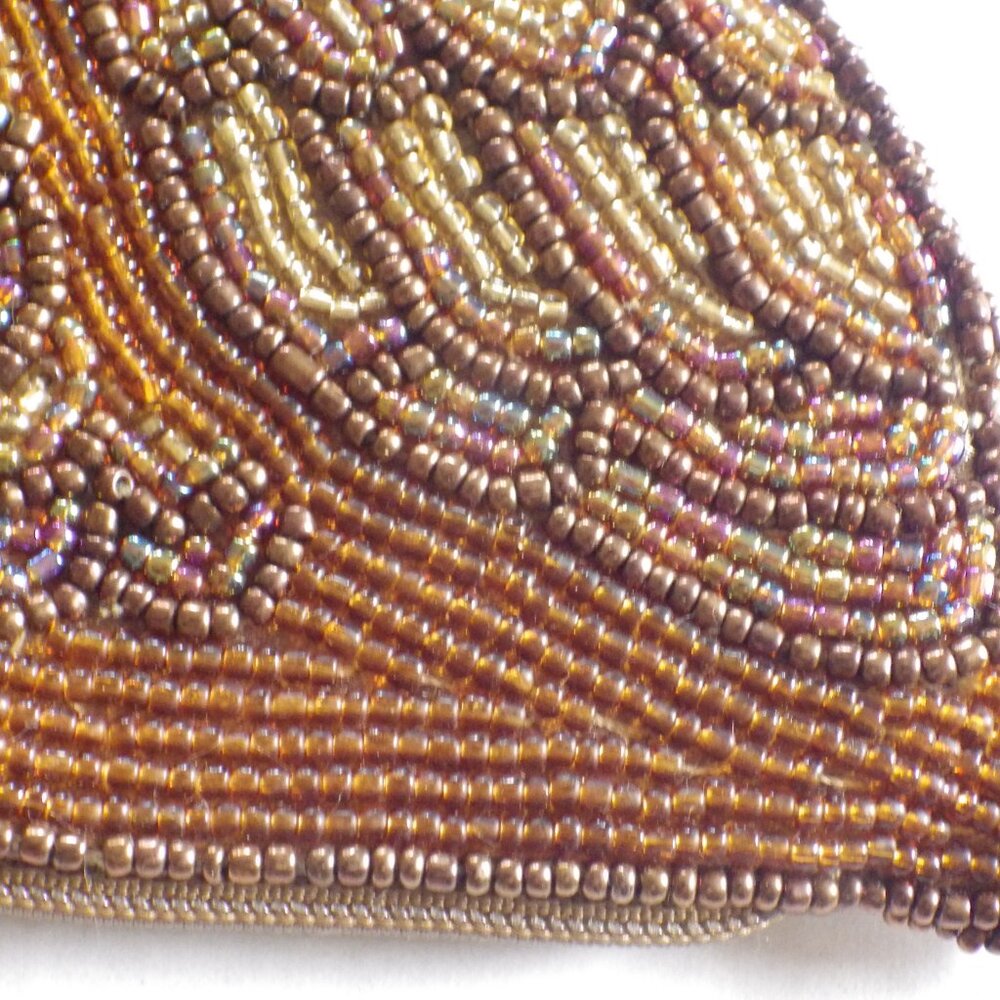 Fully-Beaded Owl Change Purse/ Bag Tag - Picture 5 of 5